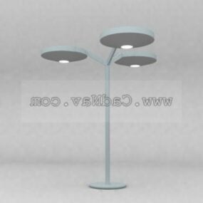 Three Arms Floor Lamp Design 3d model