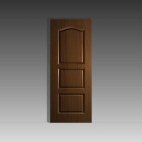 3д модель 3-х панельных декоративных вставок для деревянных дверей