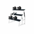 3 Tier Dumbbell Rack Gym Equipment