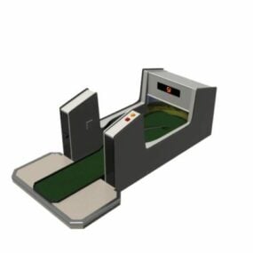 3d Screen Indoor Golf Game 3d model