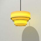 Yellow Cylinder Ceiling Pendant Light