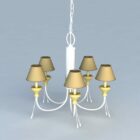 5 Light With Shade Chandelier