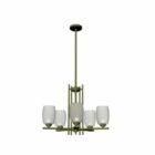 Hotel Brass Pendant Lamp 5 Light Style