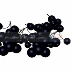 Bunch Of Grapes Fruit 3d model