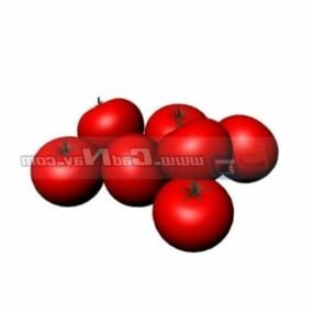 Red Tomatoes Vegetable 3d model
