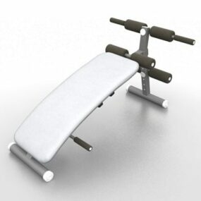 Planche abdominale Home Fitness modèle 3D