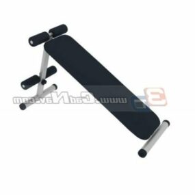 Fitness Abdominal Exerciser Bench 3d model