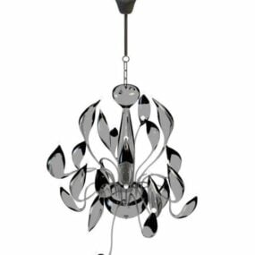 Abstract Design Of Crystal Chandelier 3d model