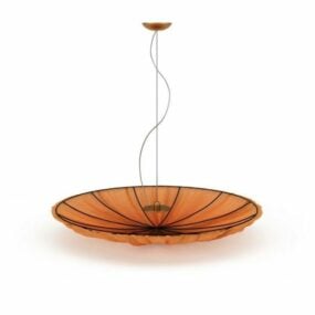 Acrylic Bowl Ceiling Pendant Light 3d model