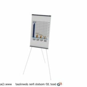 Active Advertising Display Board 3d-model