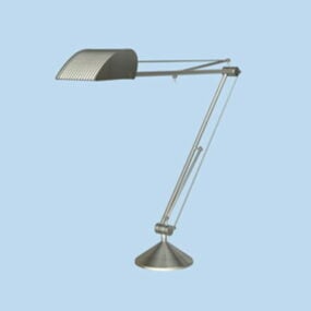 3д модель регулируемой галогенной настольной лампы для кабинета
