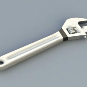 Handwerkzeug-Verstellschlüssel 3D-Modell