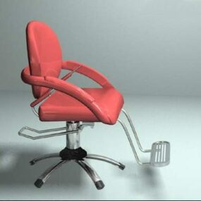 Beauty Salon Rotate Barber Chair 3D-malli