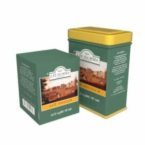 Ahmad Tea Box โมเดล 3 มิติ