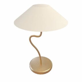 Hotel Alabaster Glass Table Lamp 3d model