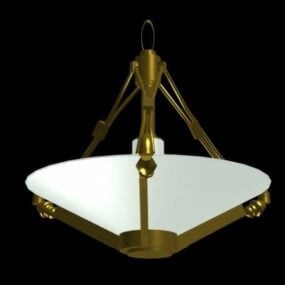الرئيسية مصباح سقف نحاسي من المرمر نموذج ثلاثي الأبعاد