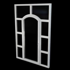 3д модель алюминиевого створчатого окна Home Design