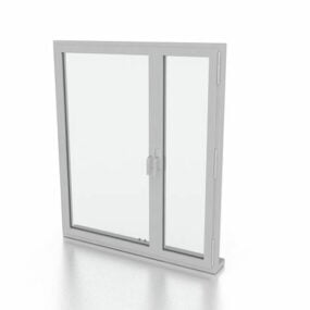 Aluminum Casement Home Windows 3d model
