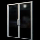 Алюминиевая рама Дизайн стеклянной двери