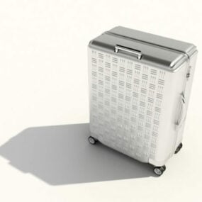 Ταξιδιωτική θήκη αποσκευών αλουμινίου 3d μοντέλο