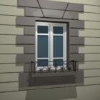 Aluminum Frame Window With Balcony