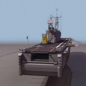 Naval Warship 3d model