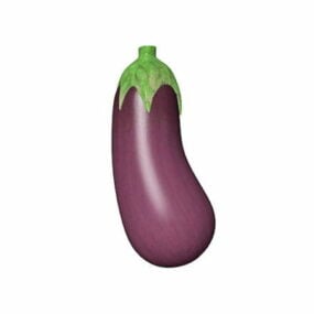 Múnla 3d de réir Dúlra American Eggplant