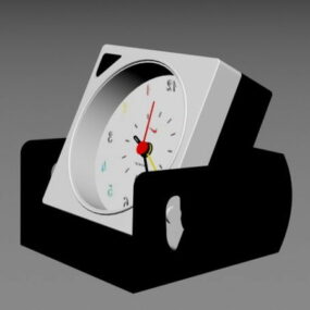 Zabytkowy zegar dziadka Model 3D