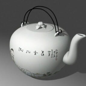 Kitchen Ancient Chinese Teapot 3d model