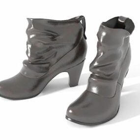 Módní kotníkové boty 3D model