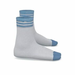 Fashion Ankle Socks 3d model