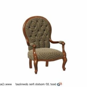 Antik Accent Chair 3d-modell