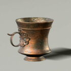 Antique Brass Trophy Cup