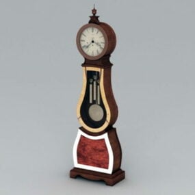 Home Antique Floor Clock 3d model