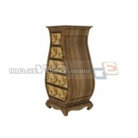 Antique Furniture Classic Decorative Cabinet 3d model