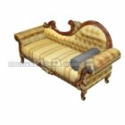 Wooden Carving Chaise Lounge
