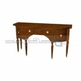 Home Antique Furniture Console Table 3d model