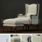 Home Lounge Chair And Footstool