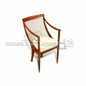 प्राचीन क्लासिक अवकाश कुर्सी 3डी मॉडल