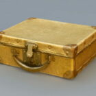 Antique Golden Suitcase