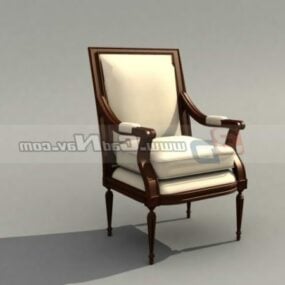 כסא חתונה קלאסי עתיק דגם תלת מימד