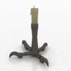 Antique Claw Shape Candle Holder