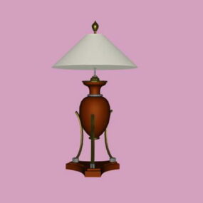 Antik dekorativ design bordslampa 3d-modell