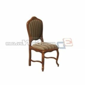 Antique Dining Chair Furniture 3d model