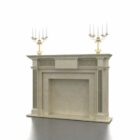 Antique Fireplace Mantel Stone Material