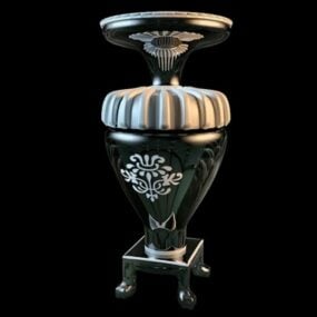 アンティークスタイルの床の花瓶の装飾3Dモデル