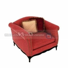 Antique Furniture French Sofa 3d model