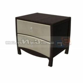 Antique Bedside Cabinet Furniture 3d model