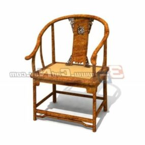 Antique Furniture Living Room Armchair 3d model
