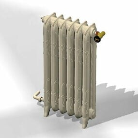 المعدات المنزلية مشعاع التدفئة العتيقة نموذج 3D